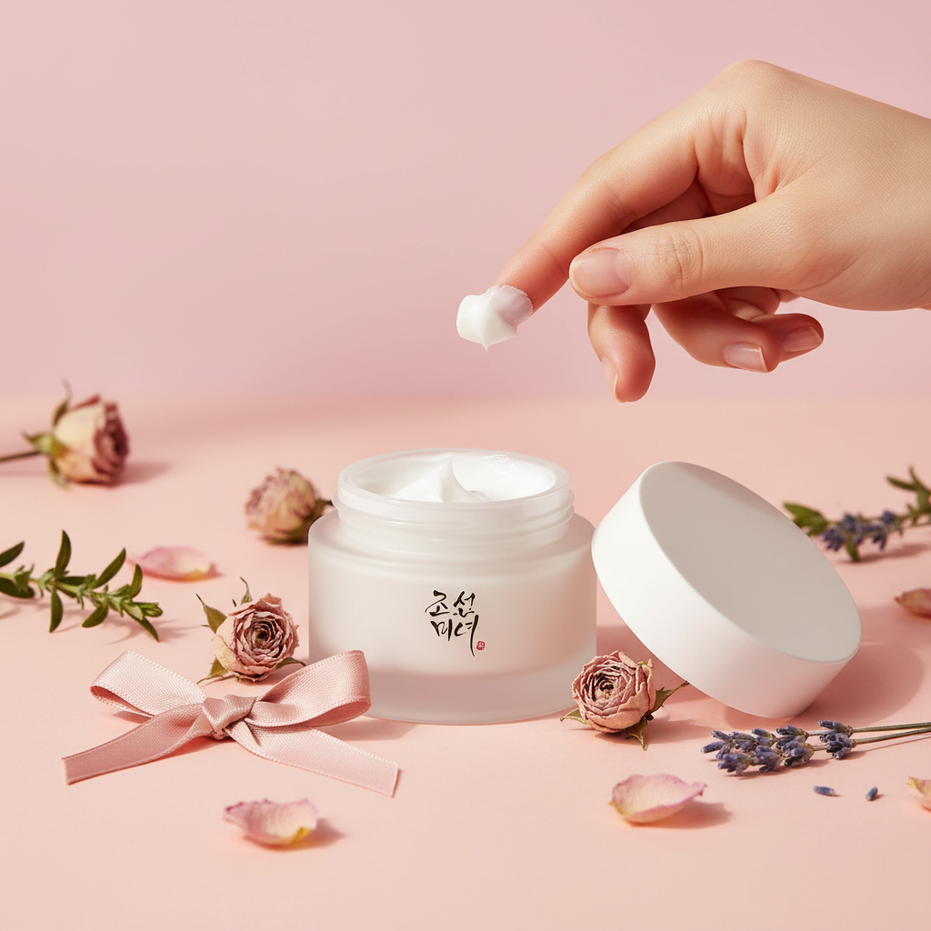 Dynasty Cream - texture doigts